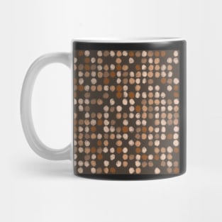 Abstract spots polka dots painterly styles monochromatic minimalist digital Mug